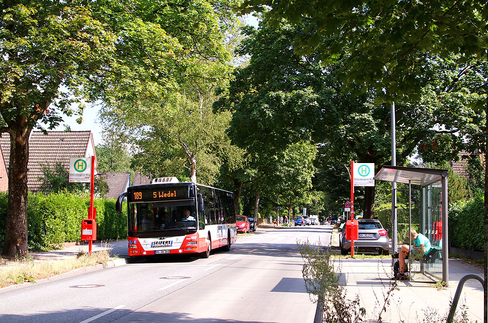 Haltestelle Wittenbergener Weg in Hamburg-Rissen