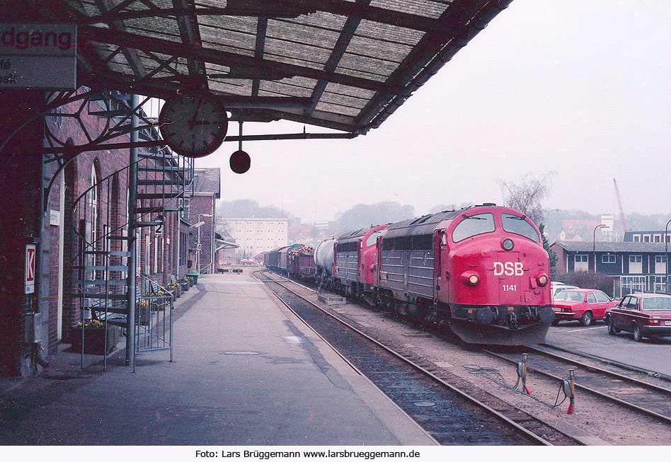 Die DSB MY 1141 im Bahnhof Svendborg