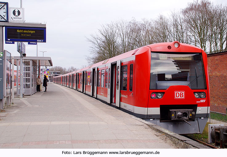 Der Bahnhof Wedel - Endbahnhof der S-Bahn