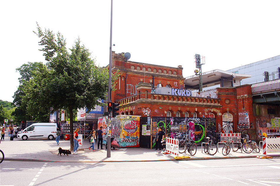 Der Bahnhof Sternschanze in Hamburg