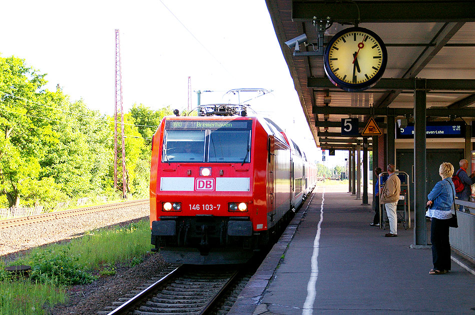 Die DB Baureihe 146 in Bremerhaven Hbf