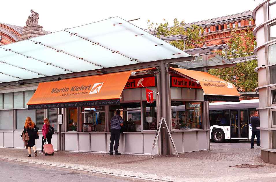 Der Bratwurst-Imbiss Martin Kiefert am Bremer Hauptbahnhof