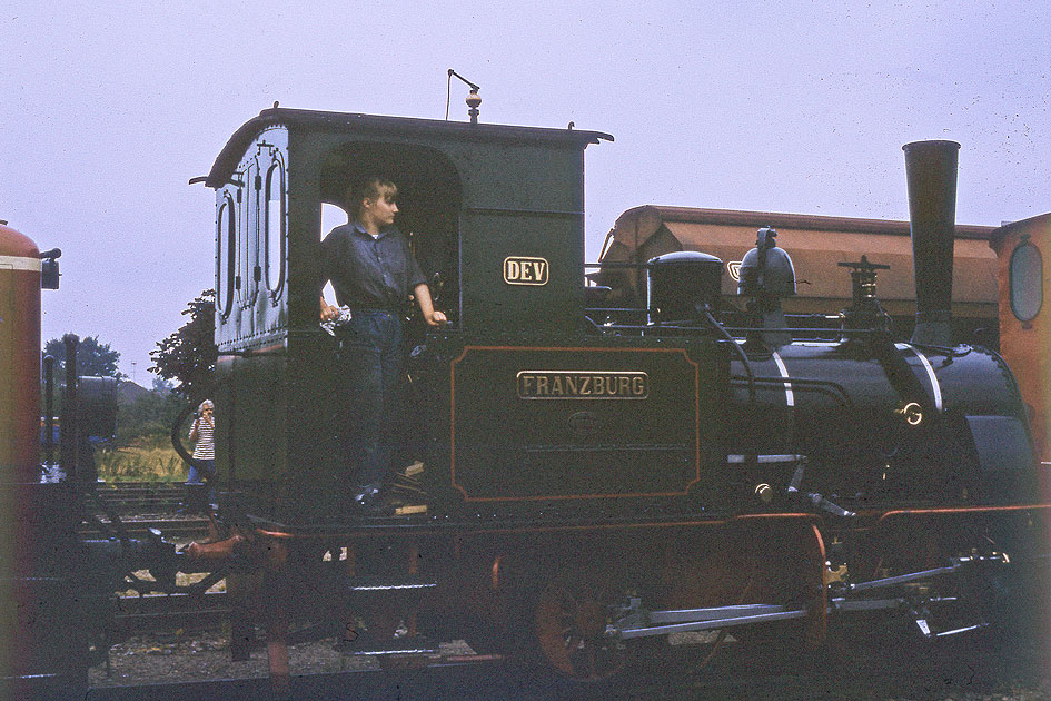 Die DEV Lok Franzburg im Bahnhof Bruchhausen-Vilsen