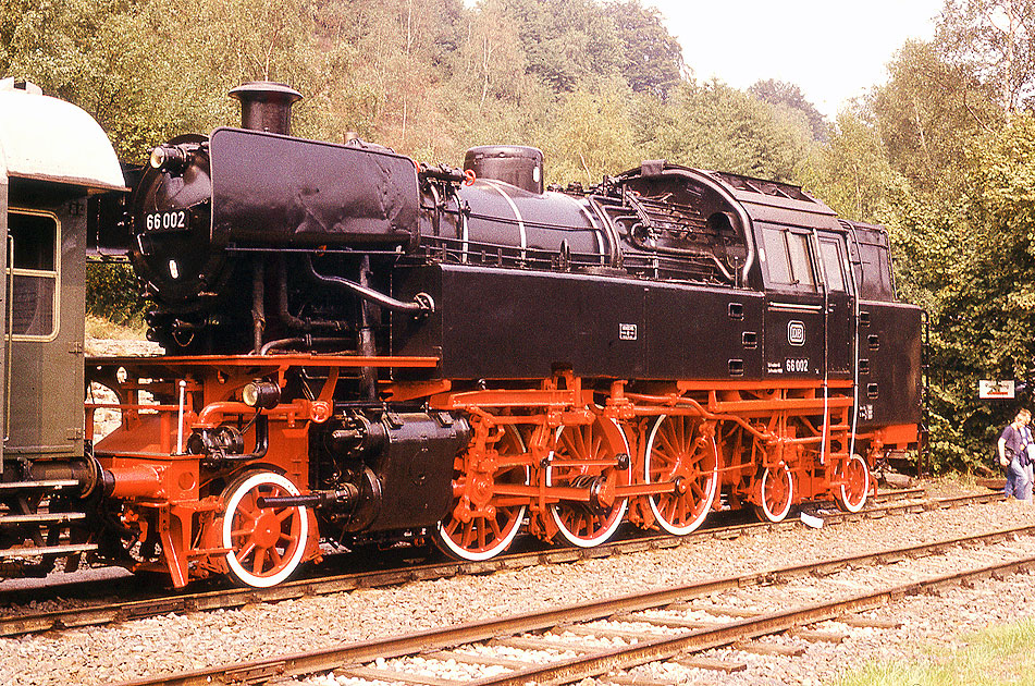 Die Dampflok Baureihe 66 im Eisenbahnmuseum Bochum-Dahlhausen