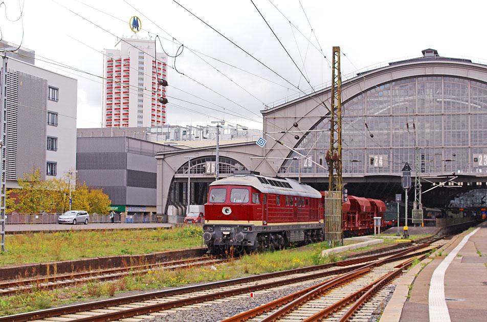 Die 232 088-5 in Leipzig Hbf