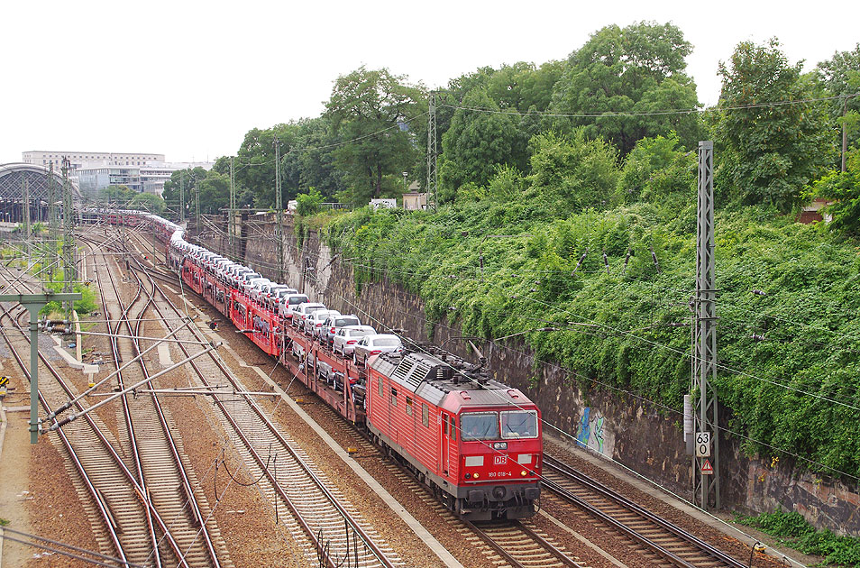 Die DB Baureihe 180 - Knödelpresse - in Dresden Hbf