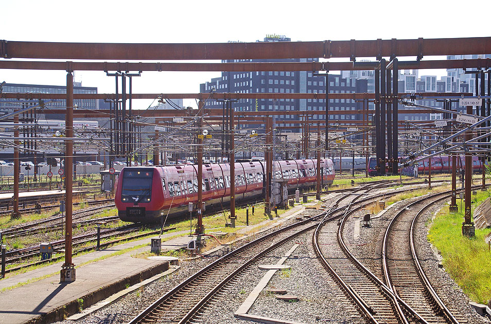 Die S-Bahn in Kopenhagen in D&auml;nemark von der DSB
