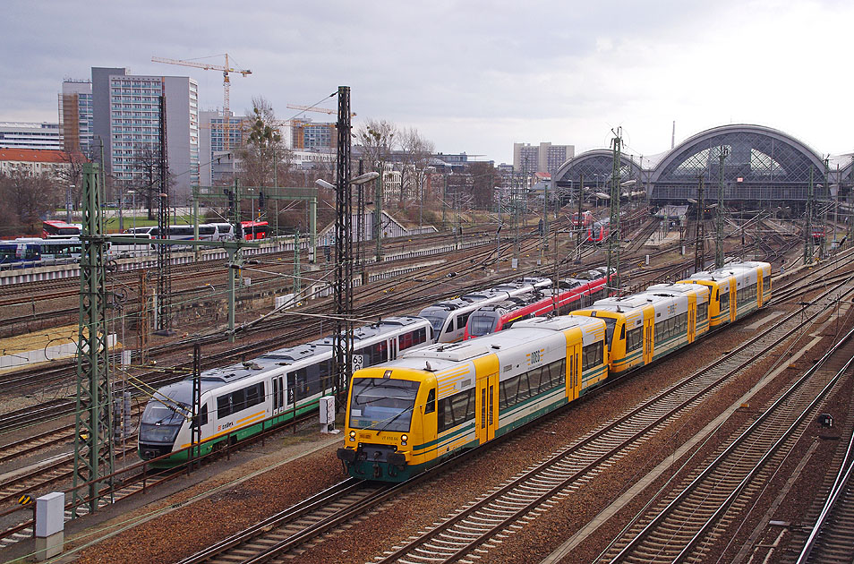 ODEG Regio Shuttle in Dresden Hbf im Einsatz f&uuml;r Trilex
