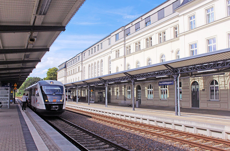 Trilex Desiro im Bahnhof Bautzen