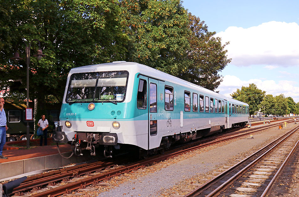 Der 628 201-5 im Bahnhof Bruchhausen-Vilsen