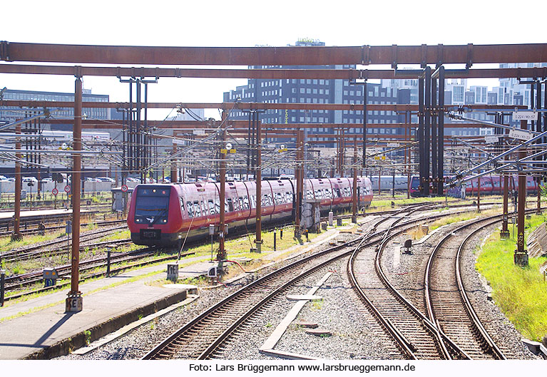 Die S-Bahn in Kopenhagen in Dänemark von der DSB