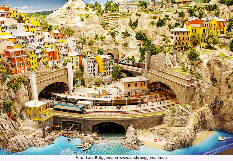 Der Italien-Abschnitt im Miniatur Wunderland in Hamburg