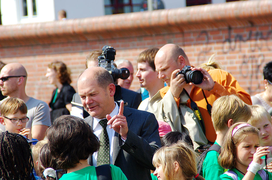 Olaf Scholz in Hamburg Erster Bürgermeister der Freien und Hansestadt Hamburg und später Bundeskanzler