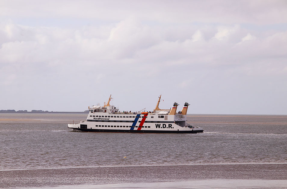 Die WDR Fähre Nordfriesland bei Dagebüll