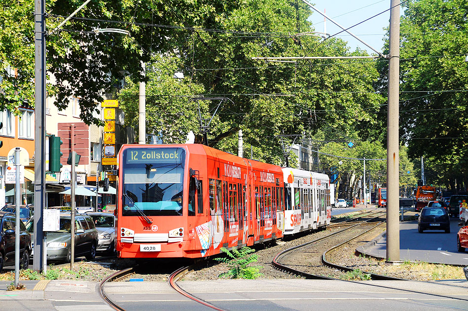 Die Straßenbahn in Köln