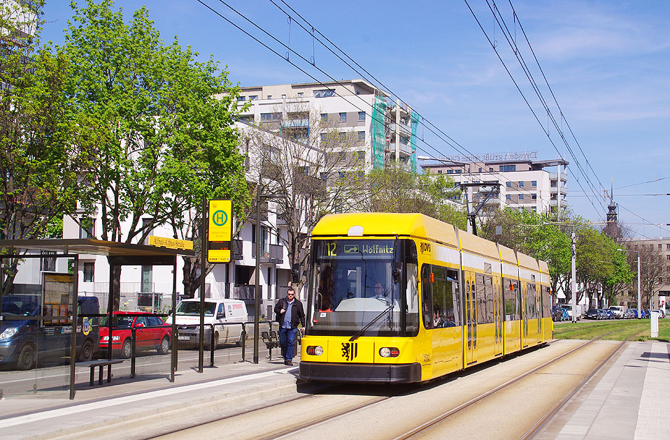 Dresden Straßenbahn Haltestelle Alfred-Althus-Straße