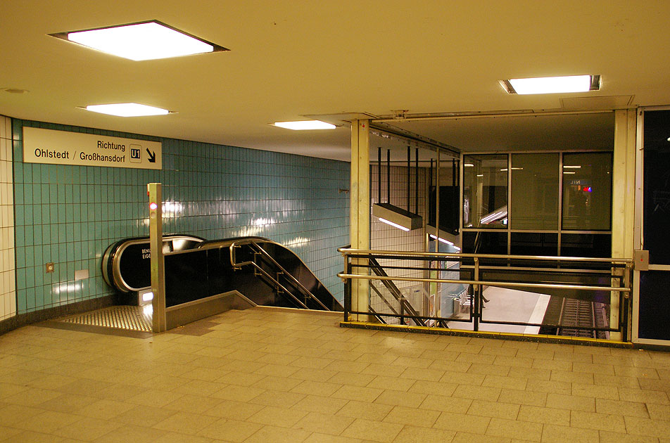 Der Bahnhof Alter Teichweg der Hamburger Hochbahn