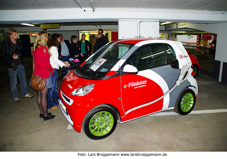 Der E-Flinkster - Das Mietauto von der DB - Ein Elektro-Smart