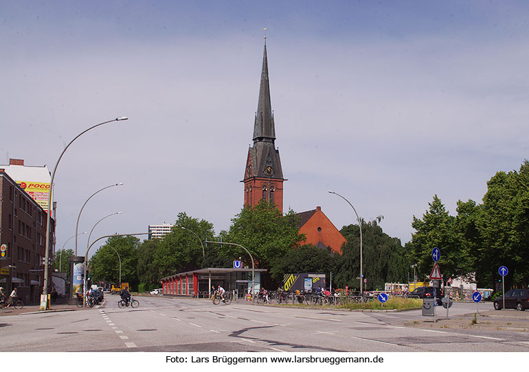 Hamburg Christuskirche - U-Bahn Haltestelle