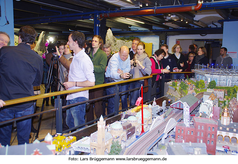 Der Hamburg-Abschnitt im Miniatur Wunderland in Hamburg