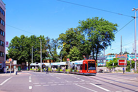 Der BSAG 3110 an der Haltestelle Rembertistra&szlig;e