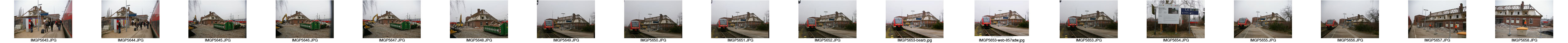 Der Bahnhof Büchen während dem Abriss im Februar 2011