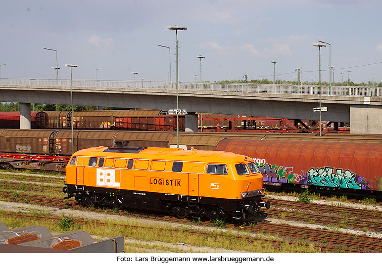 BBL Lok 16 - 225 100 im Güterbahnhof Maschen