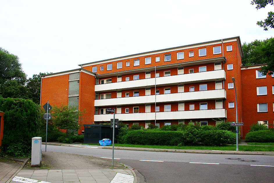 Hamburg-Iserbrook die Straßen Am Botterbarg / Isernrade