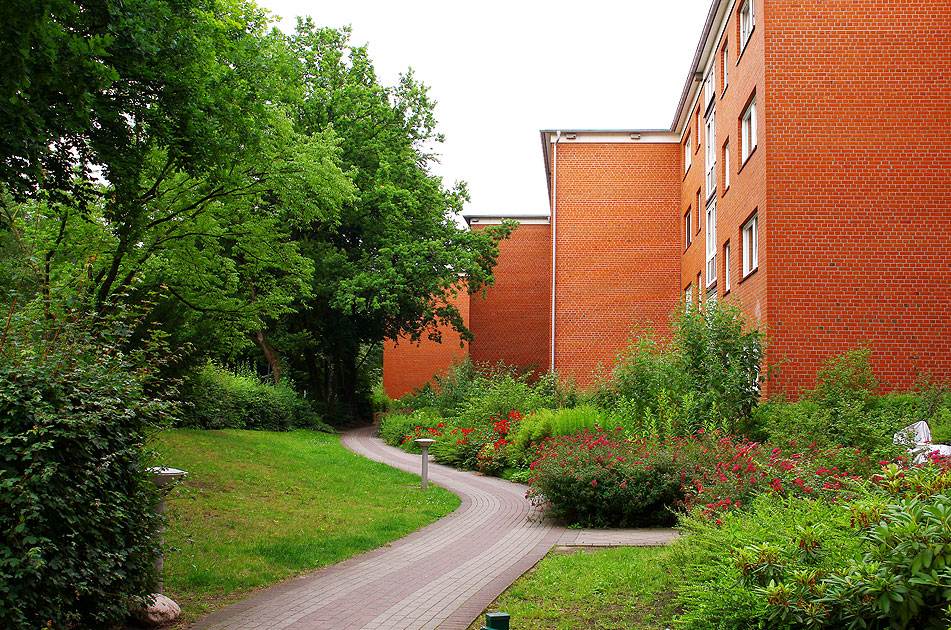 Die Straße Am Botterbarg in den Hamburg-Iserbrook