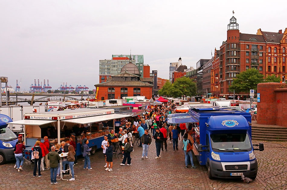 Der Hamburger Fischmarkt in Altona-Altstadt