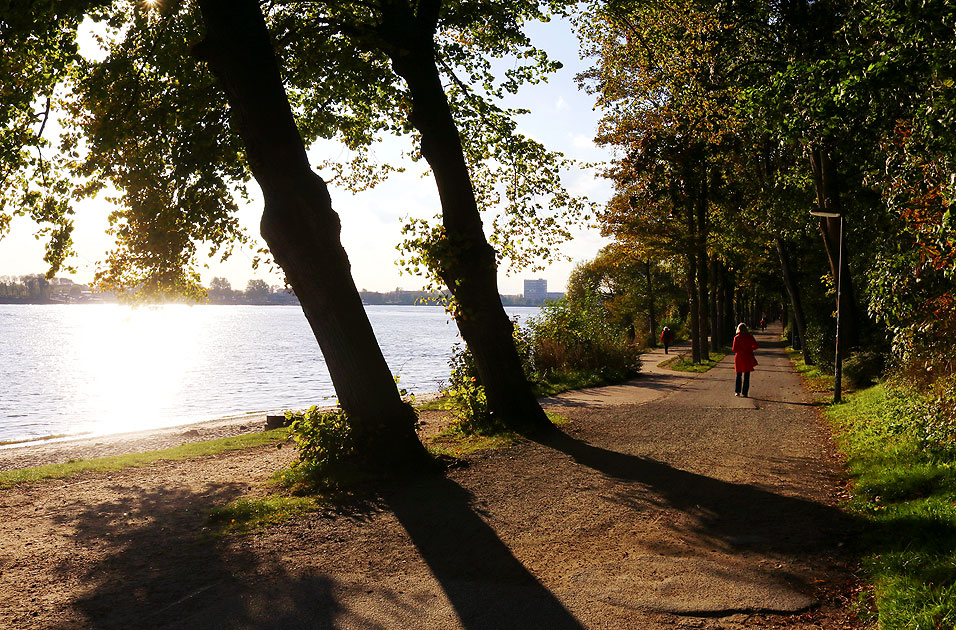 Der Elbwanderweg von Övelgönne nach Teufelsbrücke und Blankenese in Hamburg