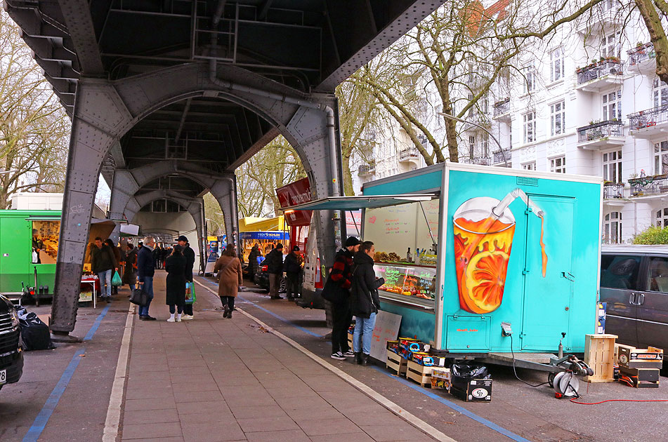 Der Isemarkt in Hamburg