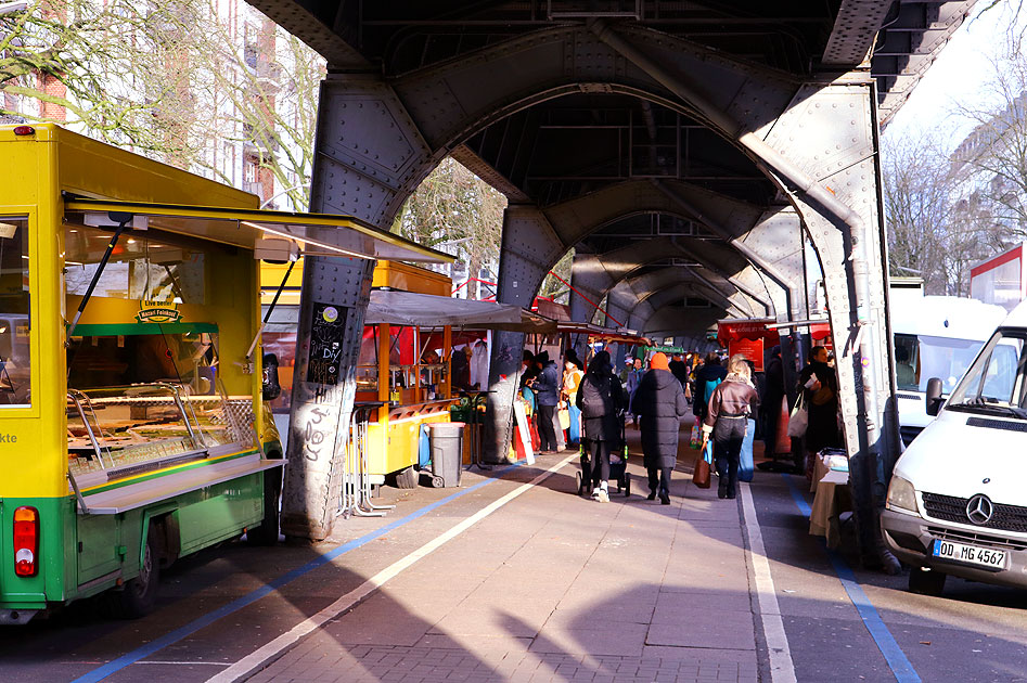 Der Isemarkt in Hamburg ist eine Touristenattraktion