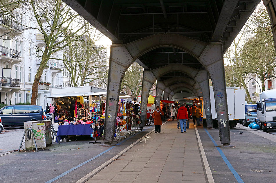 Der Isemarkt in Hamburg ist eine Touristenattraktion