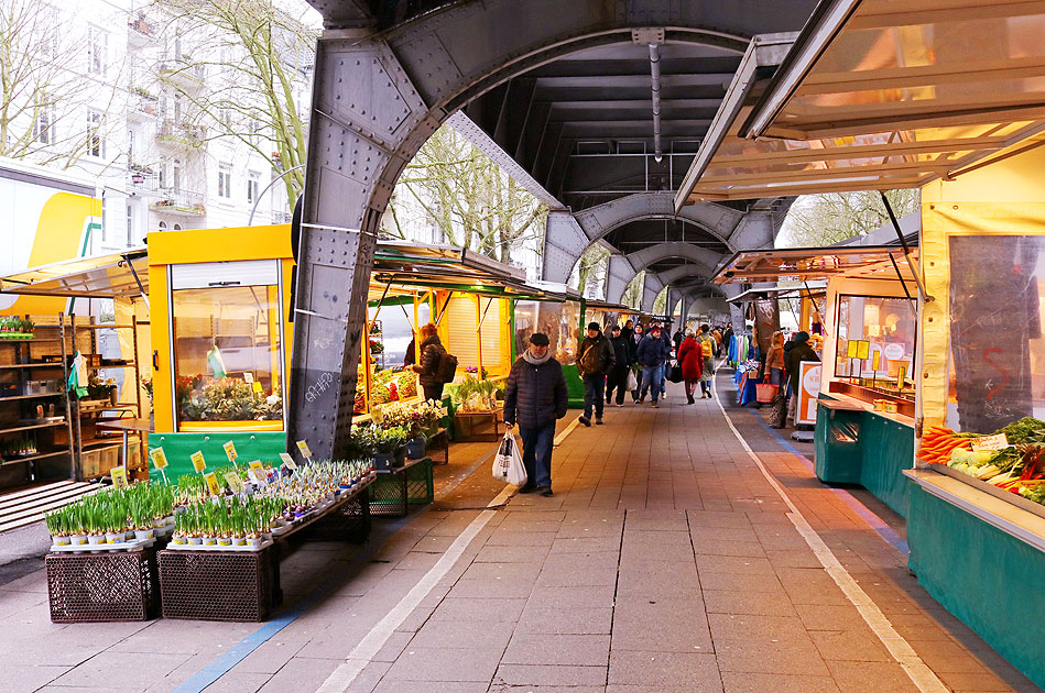 Der Isemarkt in Hamburg