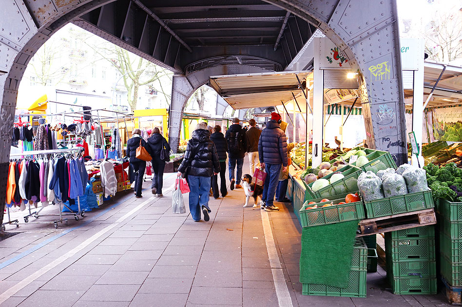 Der Isemarkt in Hamburg