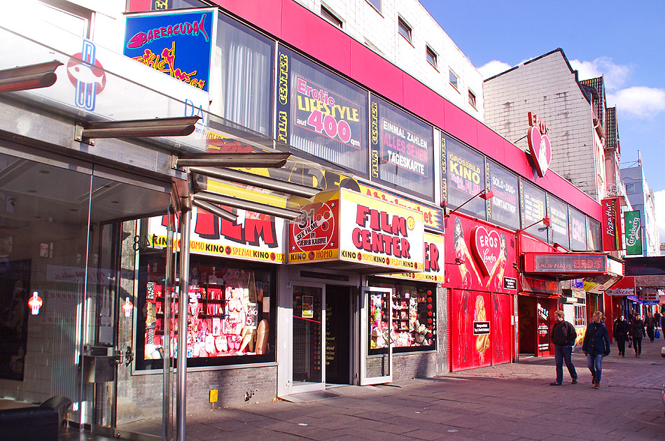 Das Eros Center auf der Reeperbahn
