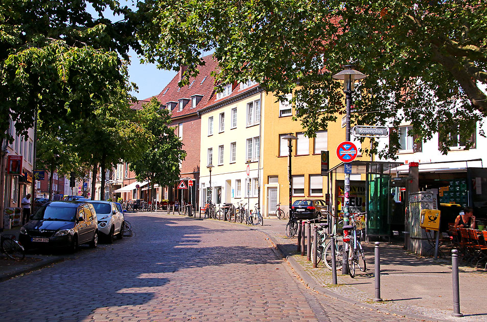 Der Rosenplatz in M&uuml;nster
